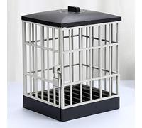 Gugxiom Custodia per Telefoni Cellulari per Carceri e Carceri per Casa, Ufficio, Classe, Originale con Timer per Controllare L'utilizzo dello Smartphone per Bambini, Ferro in Plastica ABS Argento (A)