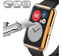 Gugxiom Custodia Protettiva Watch FIT All Around Custodia Protettiva Sottile in TPU Sensibile Al Tocco per Urti Accidentali, Confezione da 2 (D)