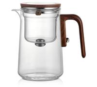 Gugxiom Enchantipot Magic Teiera in vetro, Teiera magica in vetro con erogatore d'acqua e colino, 800 ml