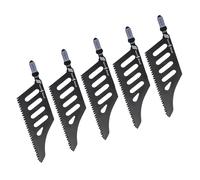 Gugxiom Meccanismo di Bloccaggio Sicuro Lame per a Lama/ala con Curva Irregolare per Taglio a Filo per Compensato di Fibra di Legno Tenero, a Mano 5 Pezzi