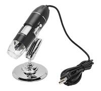 Gugxiom Microscopio Digitale USB | Ingrandimento 1600X Sensore CMOS a 8 Luci LED con Illuminazione Regolabile per PCB di Monete di Insetti