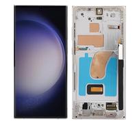 Gugxiom Originale OLED da 6,8 per S23 Ultra, Display LCD LED Touch Screen Digitizer Assembly S23ultra 5G SM S918B Sostituzione Schermo LCD con Cornice, Versione Internazionale UE