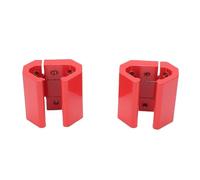 Gugxiom Packout Cassetta degli Attrezzi Clamp/Holder Angolare per Binario Supporti Adattatori in Alluminio Durevoli per Officine con Attacco Universale Set di 2 per Meccanico