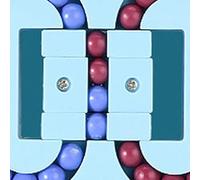 Gugxiom Puzzle con Perline Rotanti, Giocattolo per lo Sviluppo Dell'intelligenza Educativa, Gioco Antistress con Perline Mobili per L'interazione Familiare (GREEN)