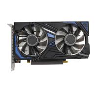 Gugxiom Scheda Grafica da 4 GB GDDR6 128 Bit, Scheda Grafica PC con Doppia Ventola di Raffreddamento Interfaccia PCIE 3.0 16X, 1485/8000 MHz, HDMI, DVI D, 3 Uscite Display