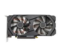 Gugxiom Scheda Grafica da 6 GB GDDR6 192 Bit, Scheda Grafica PC con Doppia Ventola di Raffreddamento Interfaccia PCIE 3.0 16X, 1365/14000 MHz, HDMI, DVI D, 4 Uscite Display