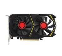Gugxiom Scheda Grafica per PC 4 GB GDDR5 128 Bit, GPU da Gioco con Silenzioso Doppio Ventilatore, Interfaccia DVI VGA per W 10 11 7 8, compatibilità Linux