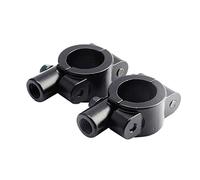 Gugxiom Supporto per Specchietto da Manubrio, Supporto per Specchietto da Manubrio 2 Pezzi Supporto per Specchietto da Manubrio Universale da 10 Mm Morsetto in Alluminio da 7/8" Materiale