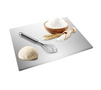 Gugxiom Tagliere, tagliere in acciaio inossidabile, bordo bordo a forma di L, taglieri per cucina, formaggio, carne, verdure, prodotti da forno e dolci