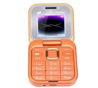 Gugxiom Telefono a Conchiglia 4G LTE, Telefono per Anziani Sbloccato con Doppia SIM, Doppio Standby, Schermo da 1,77 Pollici, Altoparlante con Volume Ampio, Bluetooth MP3 FM, (ORANGE)