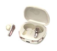 Gugxiom Veri Auricolari Bluetooth 5.4 Wireless Mezze Cuffie Intrauricolari IPX4 Touch Control Resistente Al Sudore Cuffie Sportive con Doppio Microfono con Custodia di Ricarica Ricarica (Nudo)