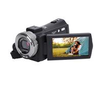 Gugxiom Videocamera Digitale 1080P, Videocamera per, Videocamera HD, Zoom Digitale 16X da 30 MP, Schermo da 3,0 Pollici, con Luce di Riempimento e Porta USB, Cattura Momenti (Spina
