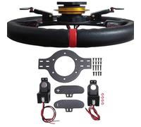 Gugxiom Volante del Gioco in Lega in Lega di Alluminio in Fibra di Carbonio, Modulo a Paletta Magnetico, Compatibile con 923 per T300 T500