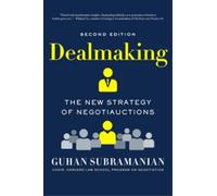 Guhan Subramanian Dealmaking (Copertina rigida)