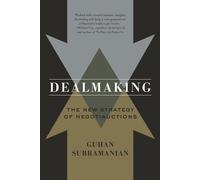 Guhan Subramanian Dealmaking (Tascabile)