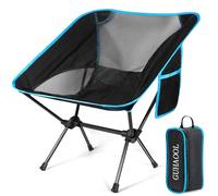 GUHAOOL Sedia Campeggio Pieghevole, Leggera Sedia da Campeggio, Max Portata 120kg, Sedia Compatta da Esterno con Borsa da Trasporto Sedie Campeggio per Esterni, Picnic, Spiaggia, Giardino, Pesca