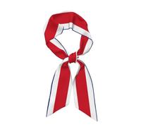 GUHAOT Chic & Elegant Flag of Mahabad Sciarpa in raso stampata per capelli e borsa - Accessorio da donna sofisticato, Bandiera della Costa Rica, Etichettalia unica