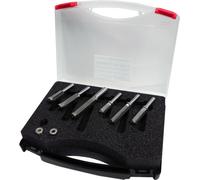GUHDO Set Frese A Punta Bordi HM/HW 6 Pezzi In Scatola Plastica Gambo 8/12 mm