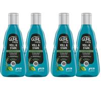 Guhl Confezione Risparmio da Uomo Piena e Forte - 2 x Shampoo da 250 ml - per Capelli Sottili - con Luppolo e Caffeina (Confezione da 2)