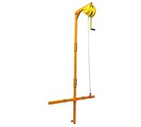 GUHPZA Installazione di Paranco per unità Esterna di Aria Condizionata, Elevatore, Staffa per Argano Autobloccante,5hp Thickened Brackets+10m Winch