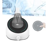 GUHPZA Piastra di Agitazione Magnetica, 350-1800 Giri/Min, Agitatore Magnetico Digitale con Piastra Riscaldante da 125 Mm, con Controllo della velocità Tramite Manopola, Barra di Agitazi,MS3