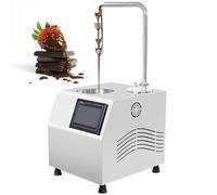 GUHPZA Scioglitore E Temperatore Elettrico Automatico per Cioccolato, Controllo Preciso, Macchina per Fontana di Cioccolato, per Fontana, Copertura di Fragole, Barrett