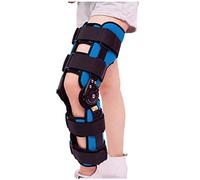 GUHPZA Tutore di Supporto per Ginocchio con Cerniera, Ortesi per Ginocchio, Immobilizzatore, Tutore per Ginocchio con Cerniera Regolabile, Stecca Stabilizzatrice per Frattura Post-Operat