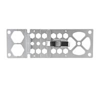 Gui a 90 gradi per gui per gui in alluminio Premium Legato in acciaio inossibile Accessorio a circolare destra per progetti fai - -te in legno Silver 260x88x8mm