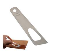 GUI SULLEGGIO DI SULLO IN ACCIAIO IN INSIULSO IN COLLE IN CUI | Strumento adesivo in pelle con tacca, accessori per cucito a mano flessibili | Wood Lee Glue Works with Notchs adatto per fai -da -te, o