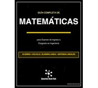 Guía Completa de Matemáticas para Examen de Ingreso a Posgrado en Ingeniería
