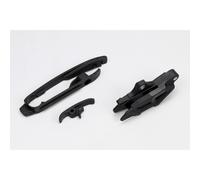 Guiacadenas+Placca UFO Husqvarna Nero hu03360-001 per Moto