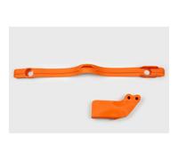 Guiacadenas+Placca UFO KTM Arancione kt04004-127 per Moto