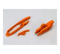 Guiacadenas+Placca UFO KTM Arancione kt04030-127 per Moto