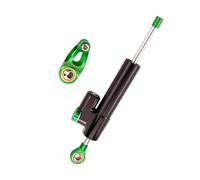 GUICFRF Sterzo Lineare per MT 03 07 09 Moto 256mm Accessori Modificato Universale Sterzo Stabilizzatore Ammortizzatore Staffa Buffe(Black Green)