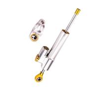 GUICFRF Sterzo Lineare per MT 03 07 09 Moto 256mm Accessori Modificato Universale Sterzo Stabilizzatore Ammortizzatore Staffa Buffe(WHITE2)