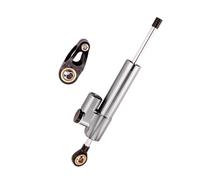 GUICFRF Sterzo Lineare per MT 03 07 09 Moto 256mm Accessori Modificato Universale Sterzo Stabilizzatore Ammortizzatore Staffa Buffe(Titanium Color)