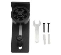 Guida a pavimento per porta scorrevole della stalla Rullo regolabile in acciaio al carbonio Guida a pavimento per porta della stalla con fondo a filo Rullo di soggiorno per la