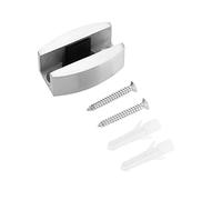 Guida a pavimento per porta scorrevole, in acciaio inox 304, guida a rullo a pavimento, per porta scorrevole in vetro, frameless, Argento, 1.00V