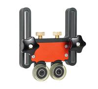 Guida a rulli da tavolo - Accessorio in lega di alluminio con cuscinetto a rulli strumento di spinta per la lavorazione del legno professionali per da banco | Roller di guida