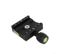 Guida a scorrimento nodale per fotocamera, struttura in alluminio con livelli integrati, piastra a sgancio rapido per compatibilità con la testa del treppiede, allineamento (50 mm)