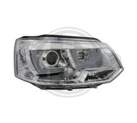 Guida a Sinistra Proiettore Fari Coppia LED DRL Trasparente Cromo Per VW T5