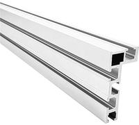 Guida a T scanalatura, 75 tipi 400 mm, scanalatura a T in alluminio, scanalatura a T, guida per la lavorazione del legno, mini guida a T per il fissaggio della recinzione