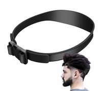 Guida a taglio di capelli-banda di taglio dei capelli in silicone non slip per uomini | Strumento di taglio autonomo regolabile per tagli di capelli fai -da -te a casa, modello di taglio di cape