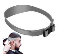 Guida a taglio di capelli - Banda di taglio dei capelli in silicone regolabile stessi Strumento di taglio non slip per uomini, accessorio per taglio di capelli fai-da-te per scollatura, b
