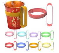 Guida a tazza di carta Grip rimovibile - Porta a prova di fuoriuscita sicura bevande calde | Maniglie resistenti al calore portatili per l'acqua del tè al caffè | Accessorio di coppe riutilizzabili pe