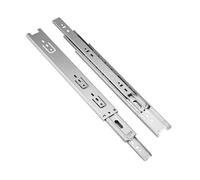 Guida al cassetto, guide per cassetti a foglia, guida per cassetti metallici per il vestito - Guida alle piste metalliche con cuscinetti, guide per cassetti ad alta capacità di