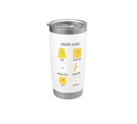 Guida al formaggio carino per chi ama i formaggi Chef Cook Food Bicchiere termico in acciaio inox doppia parete