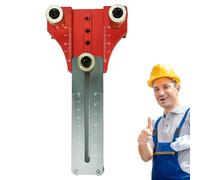 Guida al modello di tavolo - Modello a strisce sottili per tavolo, striscia sottile regolabile Rip Guida agli strappi in alluminio | Accessori per falegnameria ripetuti Strumenti c