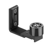 Guida al pavimento regolabile a parete Porte in acciaio al carbonio Piano inferiore per hardware scorrevole per porta scorrevole hardware per fienile scorrevole