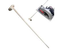 Guida Al Posizionamento - Misuratore Con Guida Regolabile Da 60 Cm | Controllo Della Deviazione Della Misurazione Resistente All'usura, Taglio Per Il Posizionamento Per Officine Di Costruzion